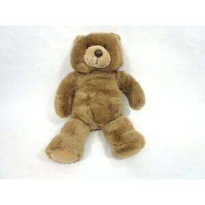 Build A Bear Teddy 15" Plush Stuffed Animal BAB Light Brown Tan I Love You Heart